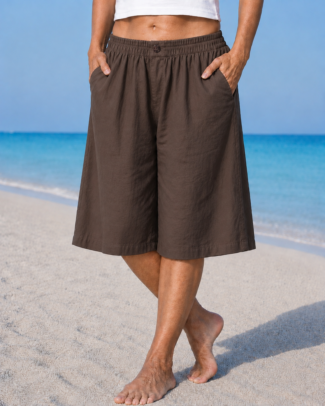 Joyce™ | Knee-Length Pull-On Shorts