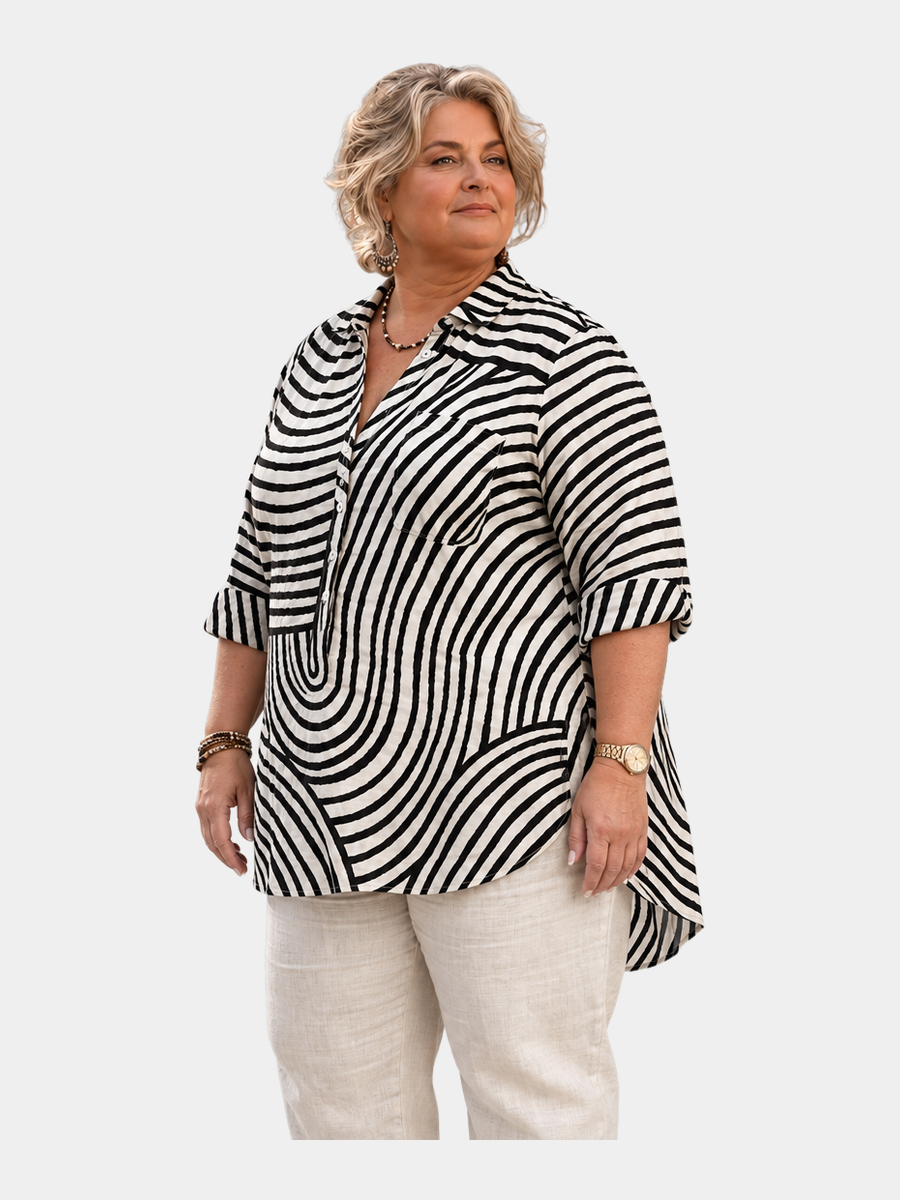 Harmony Swirl Print Shirt