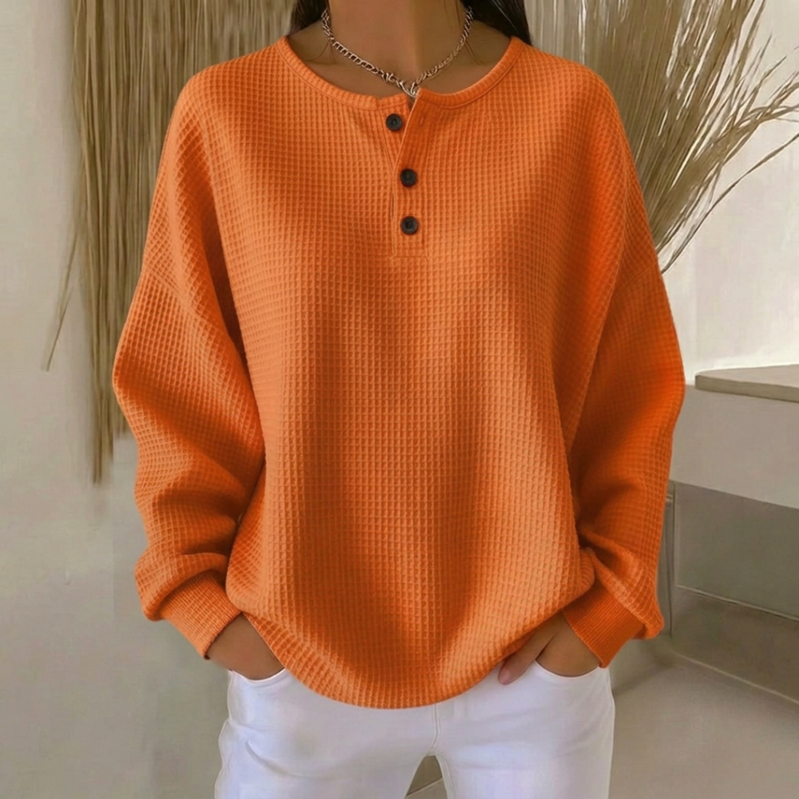 Aurelie™ | Loose-Fitting Blouse with Buttons