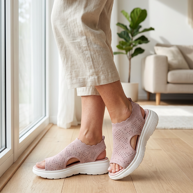 Celina™ Breathable Knit Platform Sandals