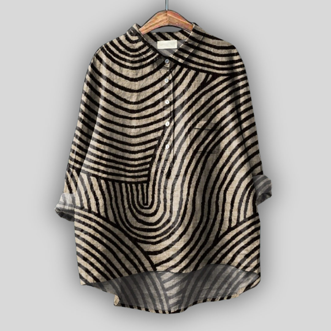 Harmony Swirl Print Shirt