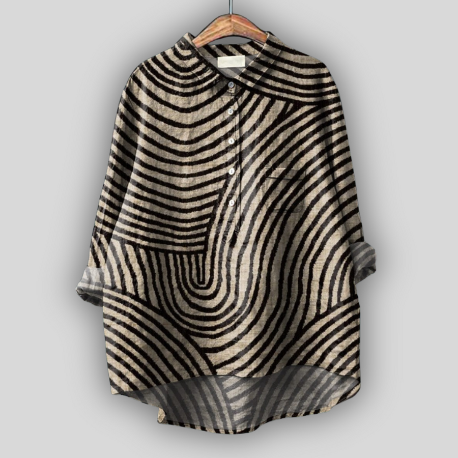 Harmony Swirl Print Shirt