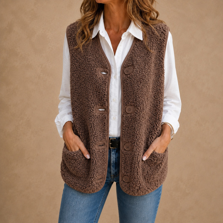Isobelle Cozy Knit Vest