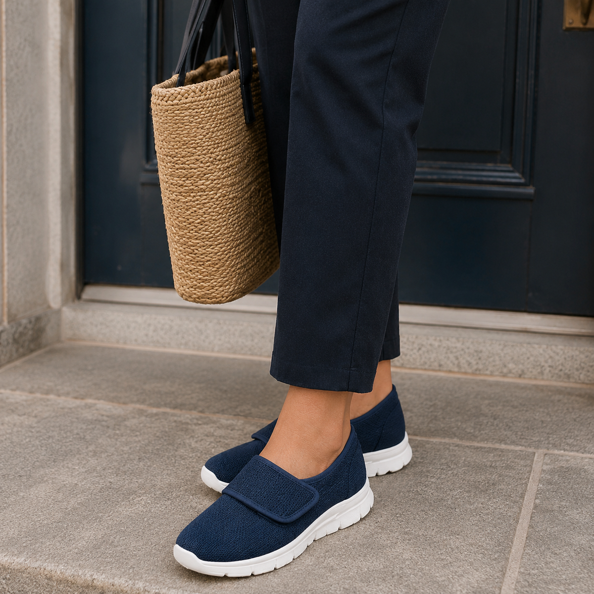 Mila – Adjustable Wide-Fit Comfort Sneakers