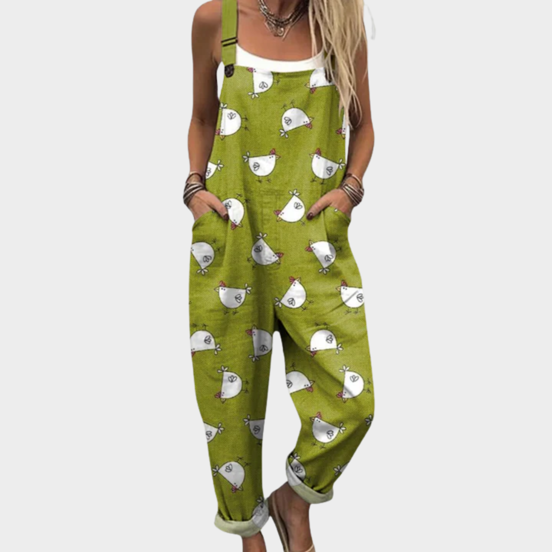 Meadow Print Dungaree
