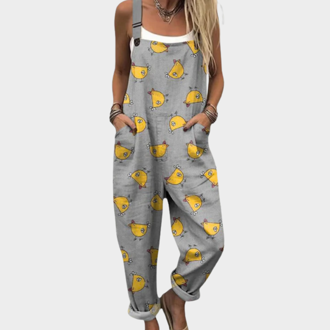Meadow Print Dungaree