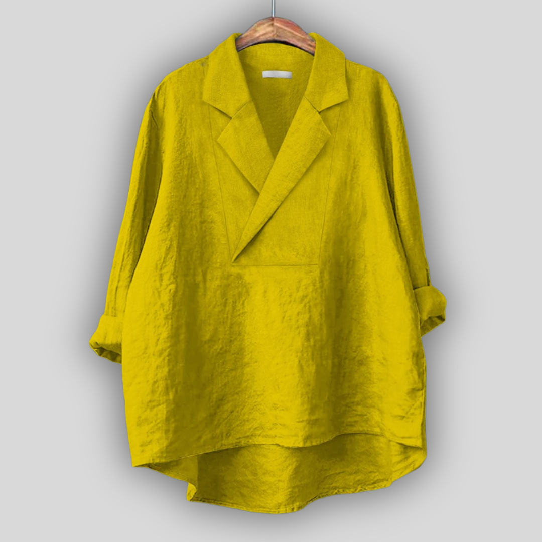 Maggie Notch Lapel Top