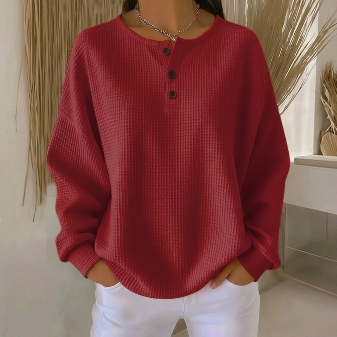 Aurelie™ | Loose-Fitting Blouse with Buttons