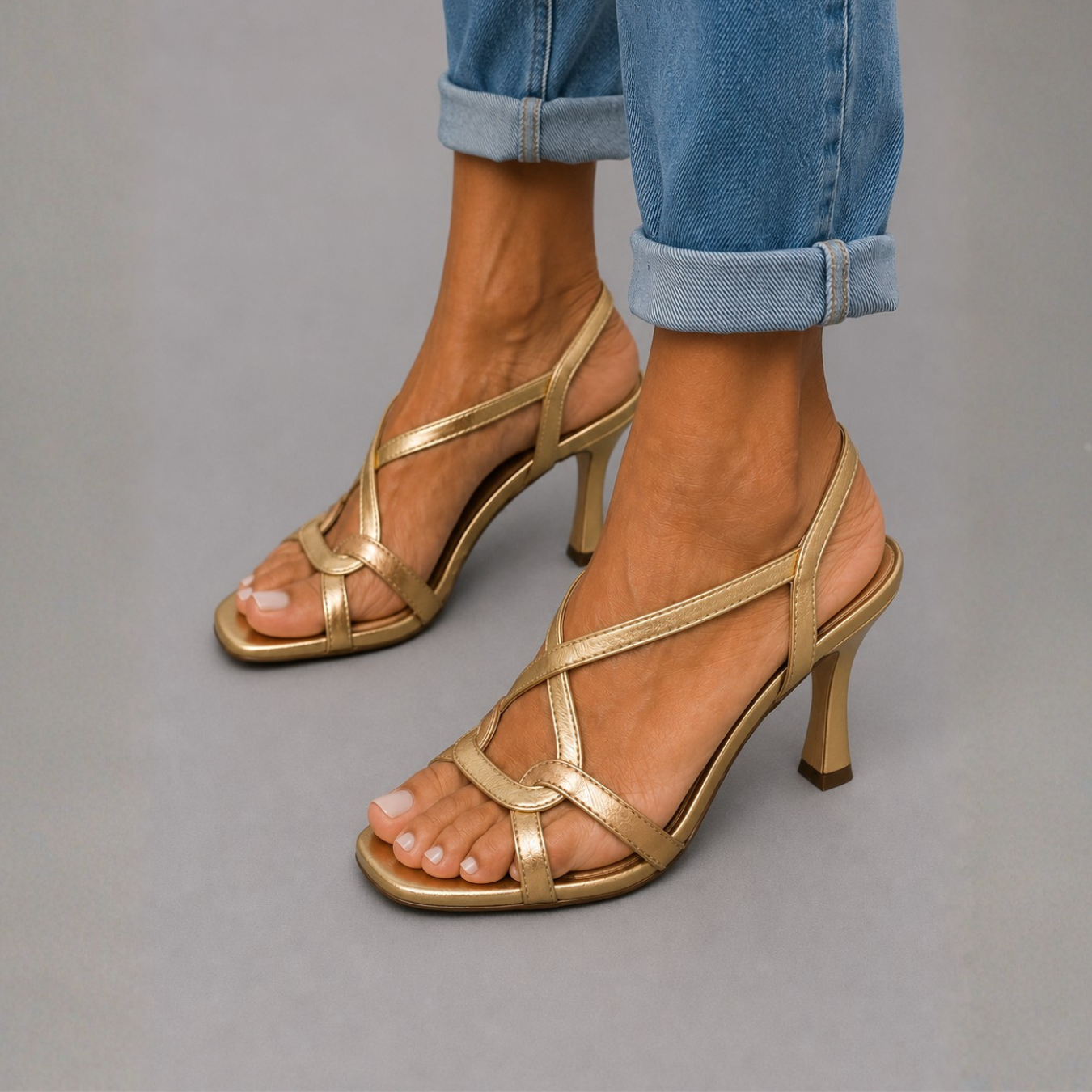 Soleil™ | Golden Summer Charm Sandals