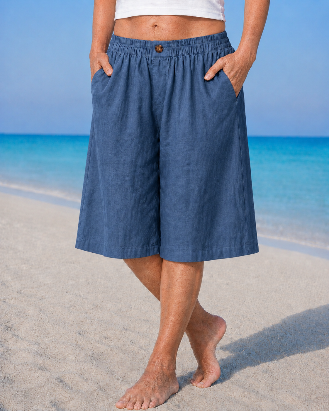 Joyce™ | Knee-Length Pull-On Shorts
