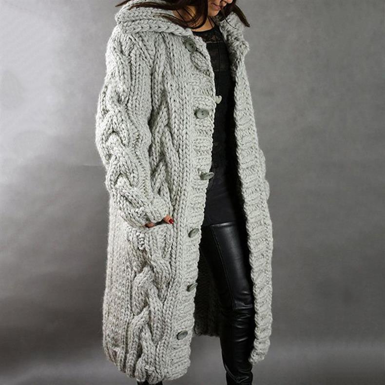 Karina™ | Elegant Cosy Cable-Knit Coat