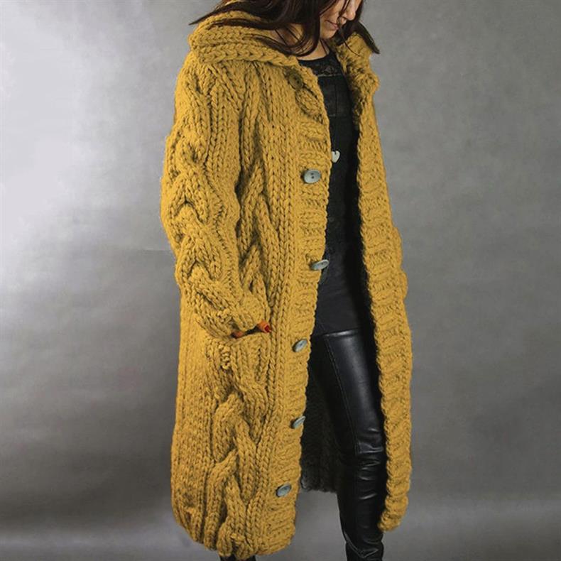 Karina™ | Elegant Cosy Cable-Knit Coat