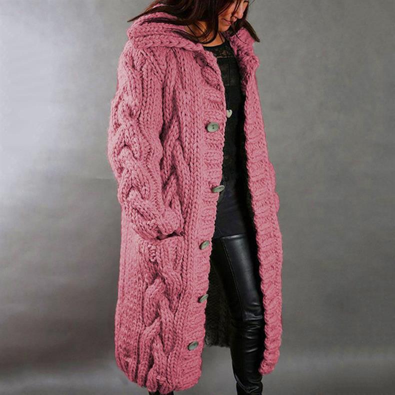 Karina™ | Elegant Cosy Cable-Knit Coat