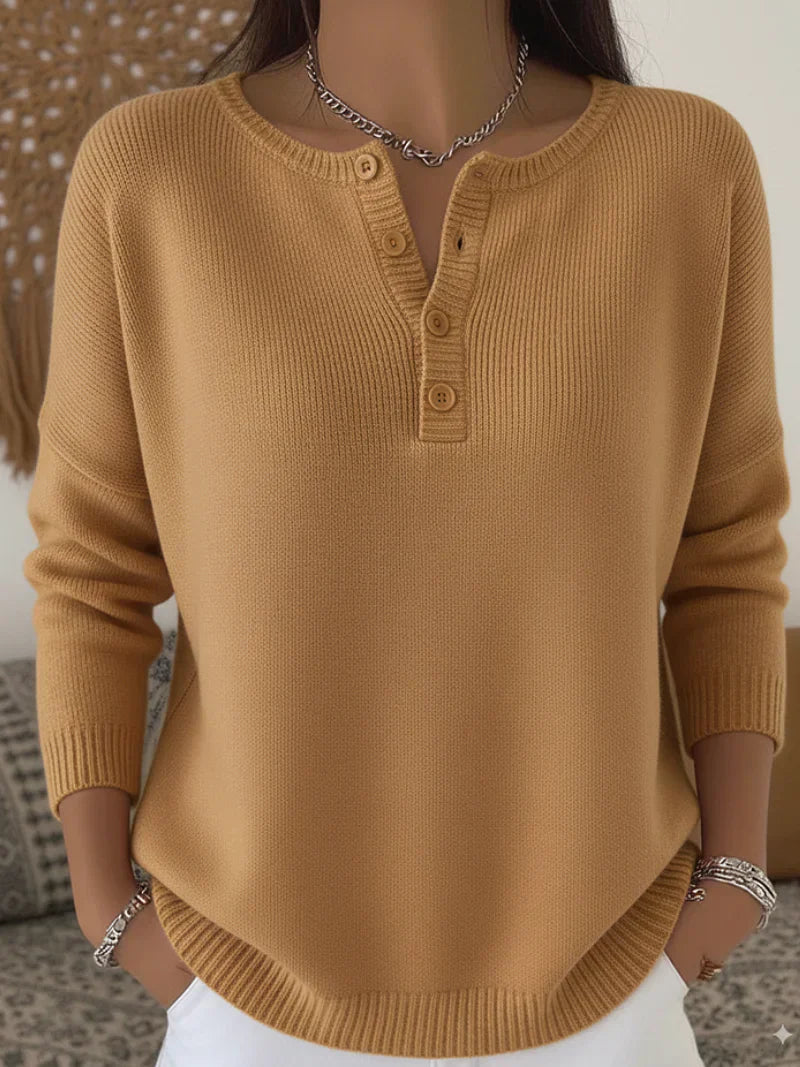 Mira | Button-Up Knit Sweater
