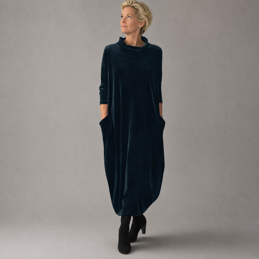 Leona™ | Velvet Maxi Dress — Final Edit