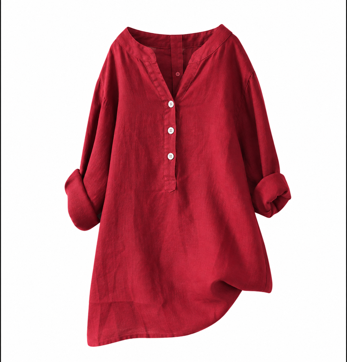 Tegan Band Collar Top