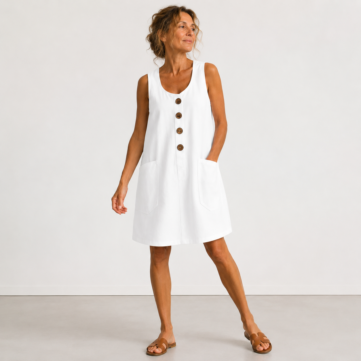Macey - Cotton Linen Dress