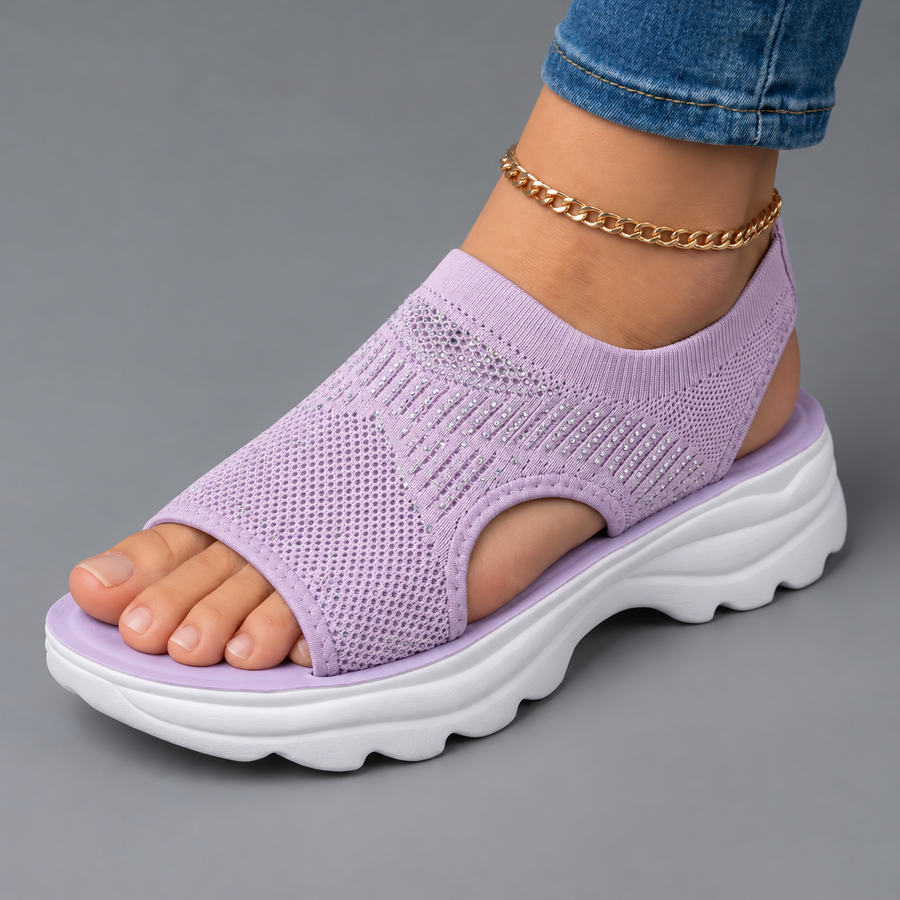 Nora™ Breathable Knit Platform Sandals
