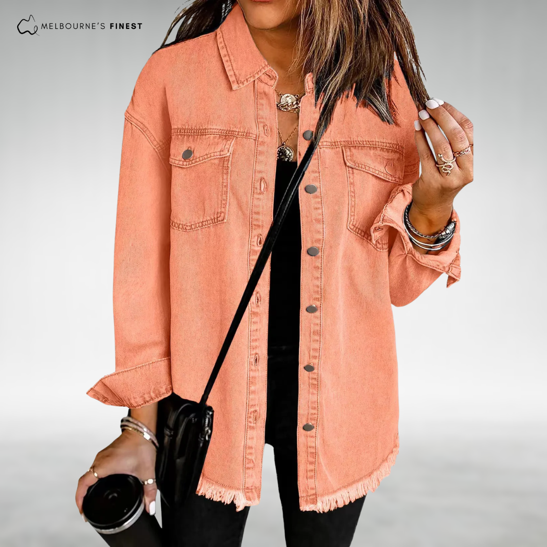 Naomi™ Casual Denim Overshirt