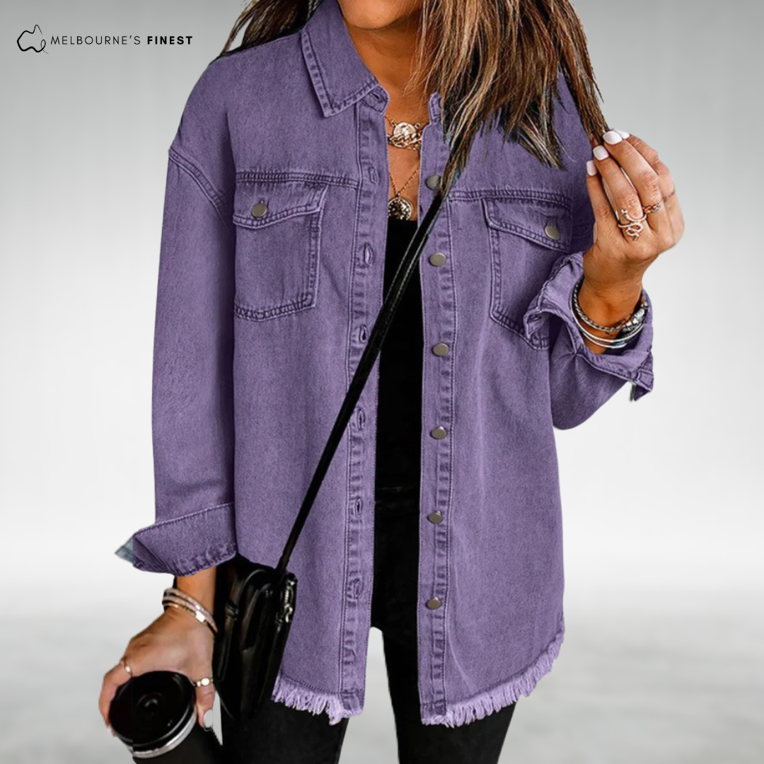 Naomi™ Casual Denim Overshirt