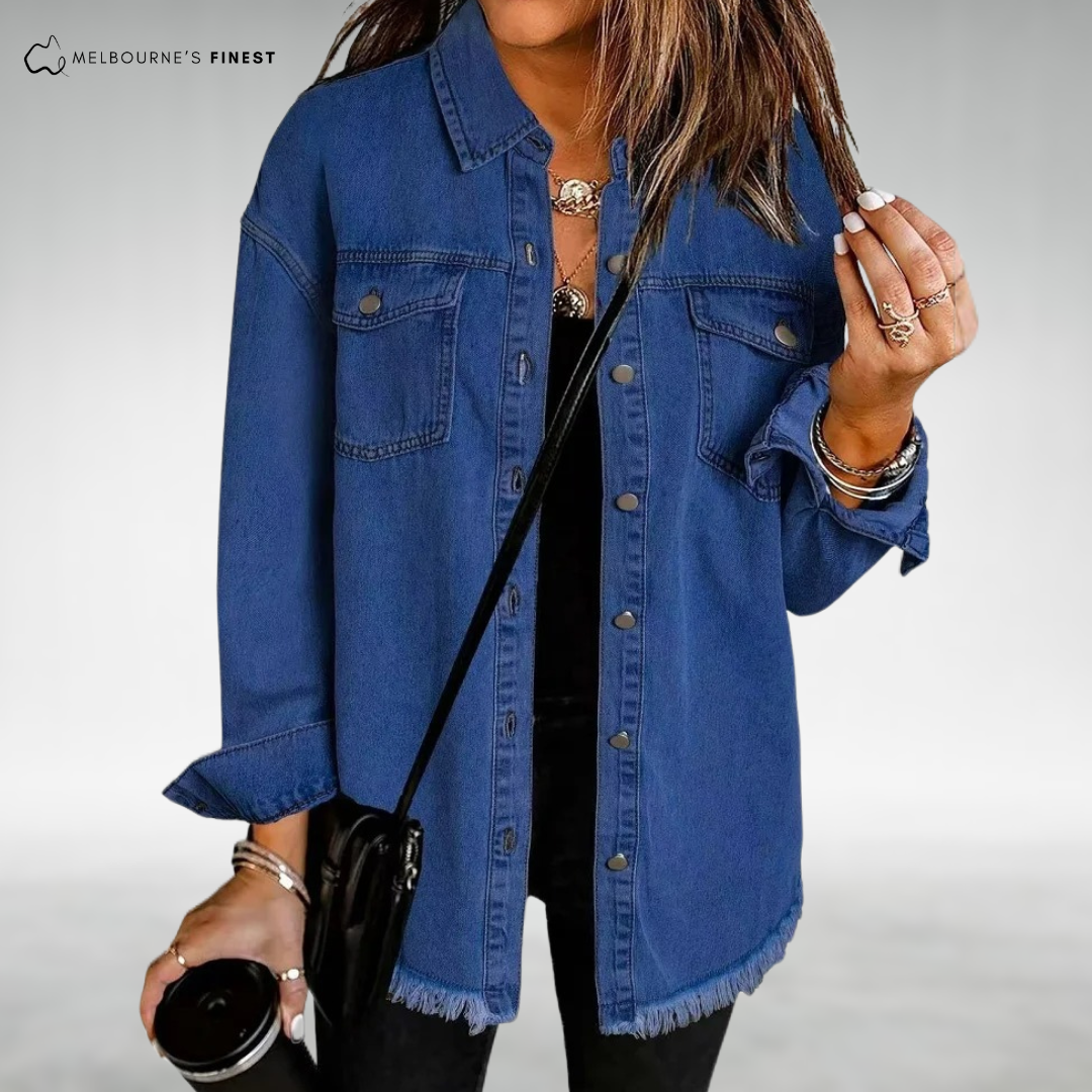 Naomi™ Casual Denim Overshirt