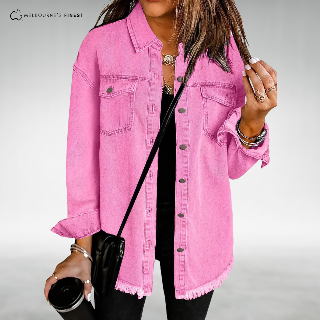 Naomi™ Casual Denim Overshirt