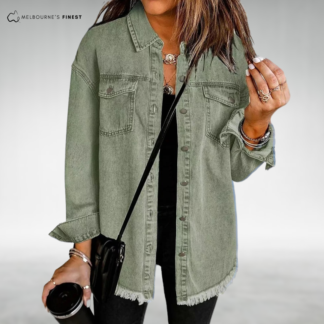 Naomi™ Casual Denim Overshirt