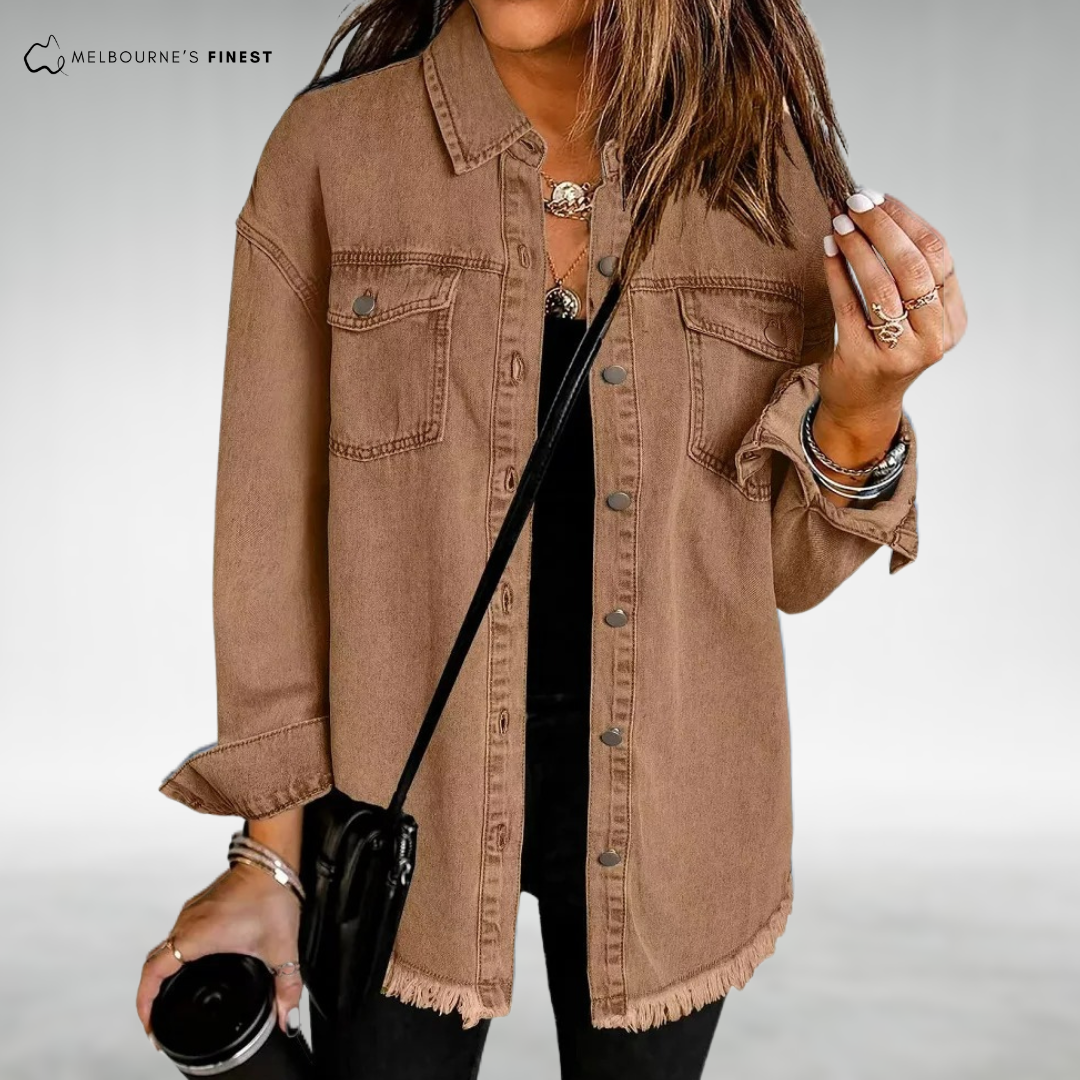 Naomi™ Casual Denim Overshirt