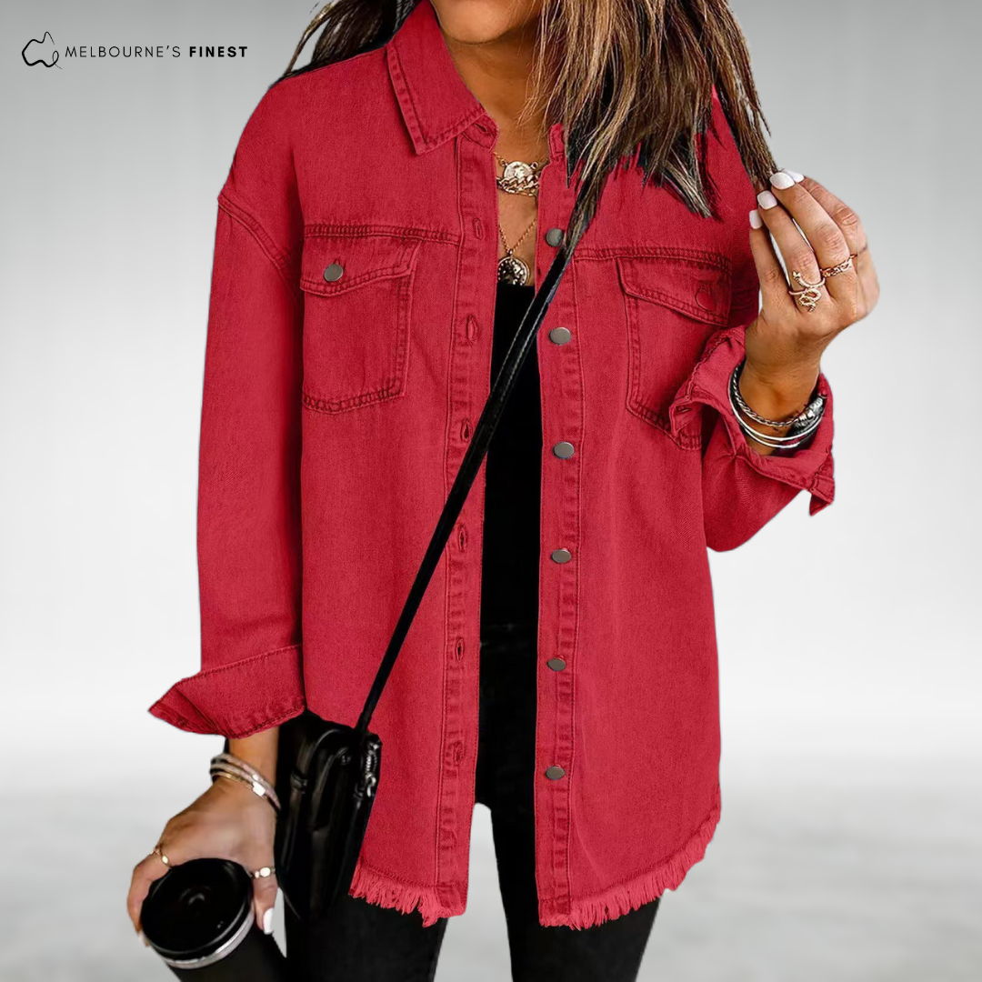 Naomi™ Casual Denim Overshirt