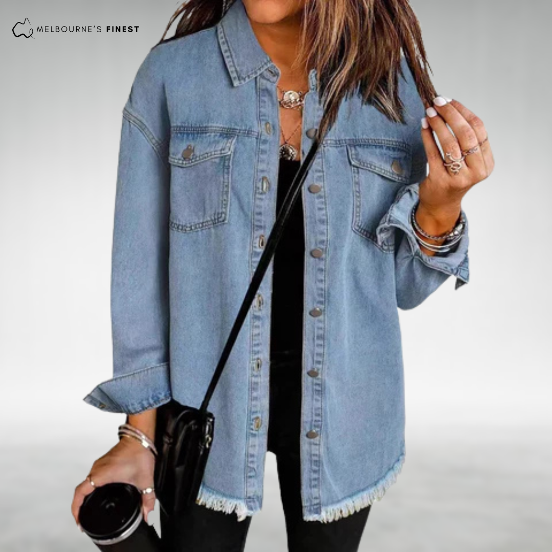 Naomi™ Casual Denim Overshirt