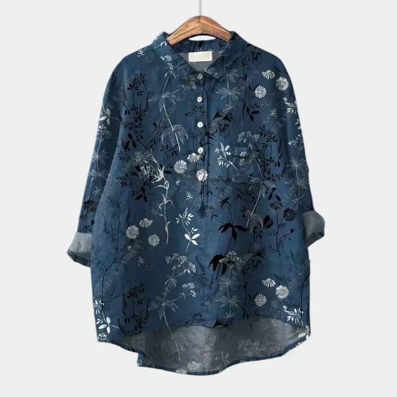 Philomena Printed Popover Shirt