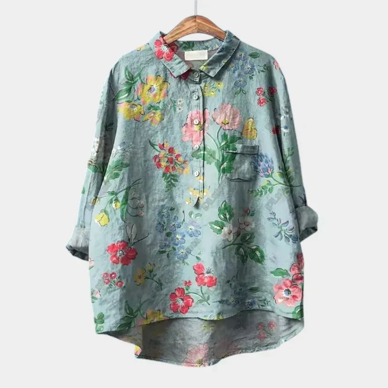 Philomena Printed Popover Shirt