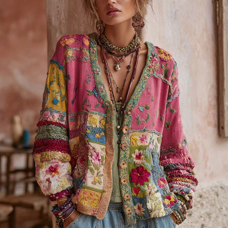 Galissa - Soft-Touch V-Neck Cardigan