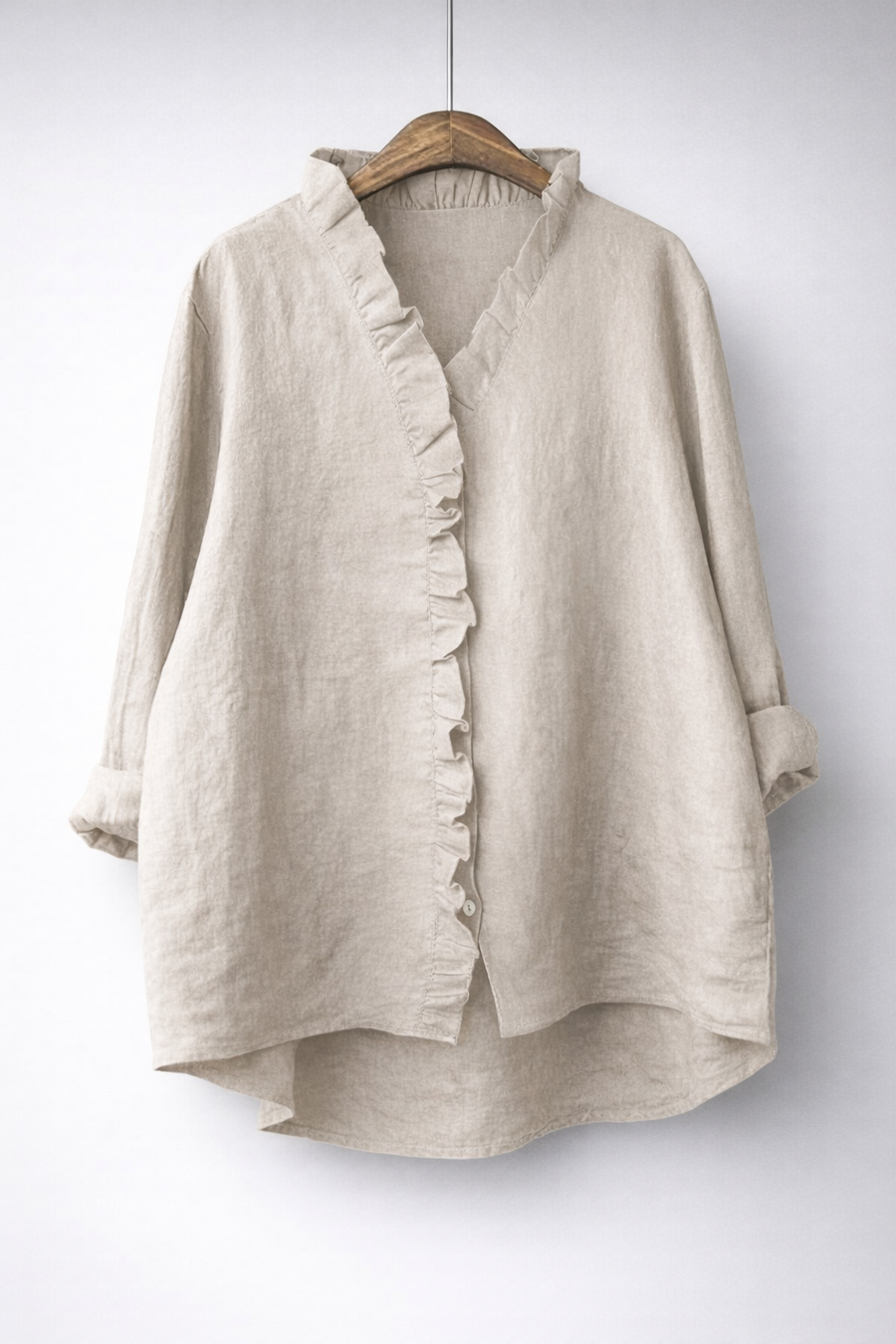 Hermione Ruffle V-Neck Blouse