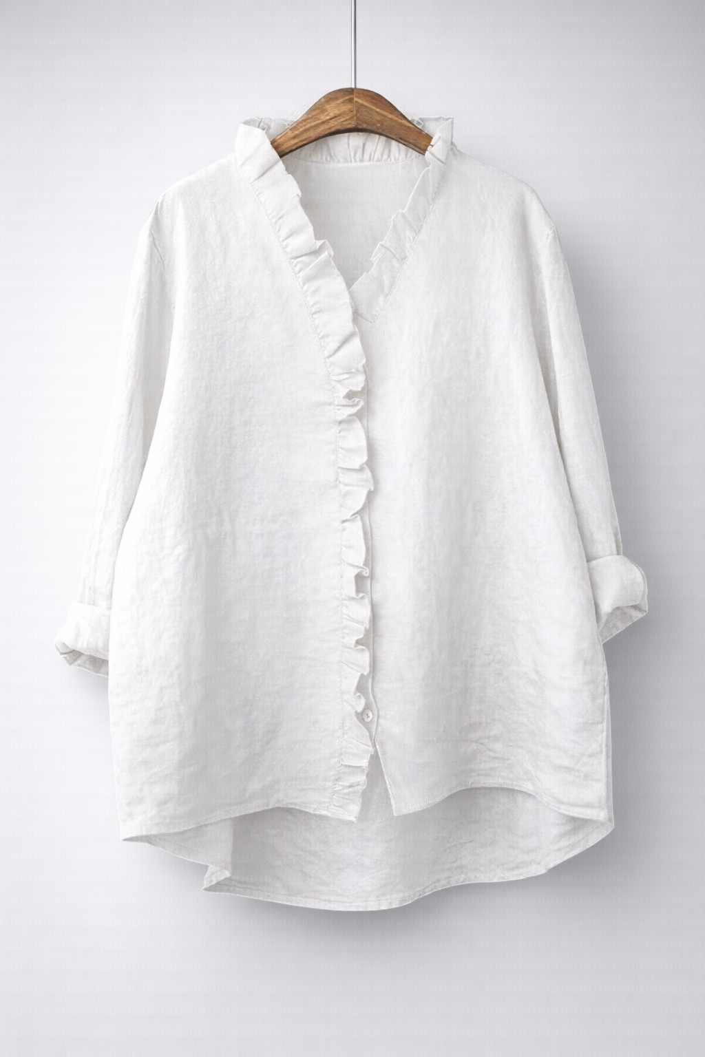 Hermione Ruffle V-Neck Blouse
