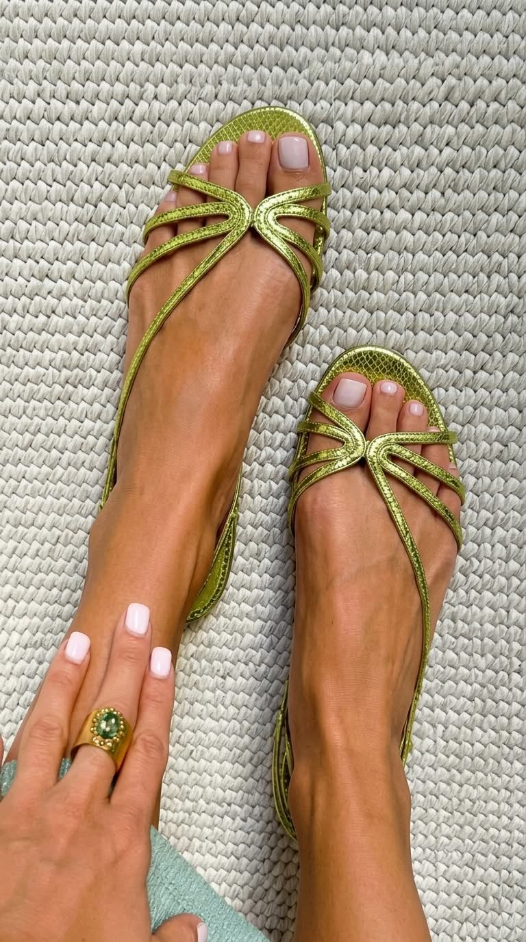 Camille™ | Golden Elegant Summer Sandals