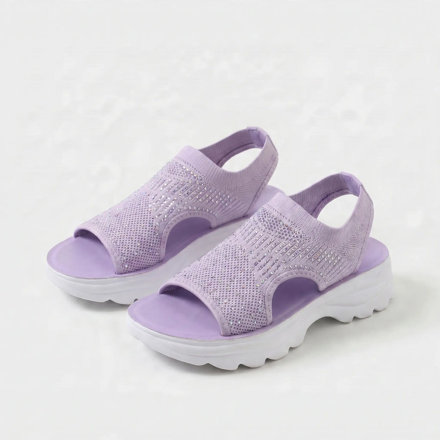 Lora™ Breathable Knit Platform Sandals