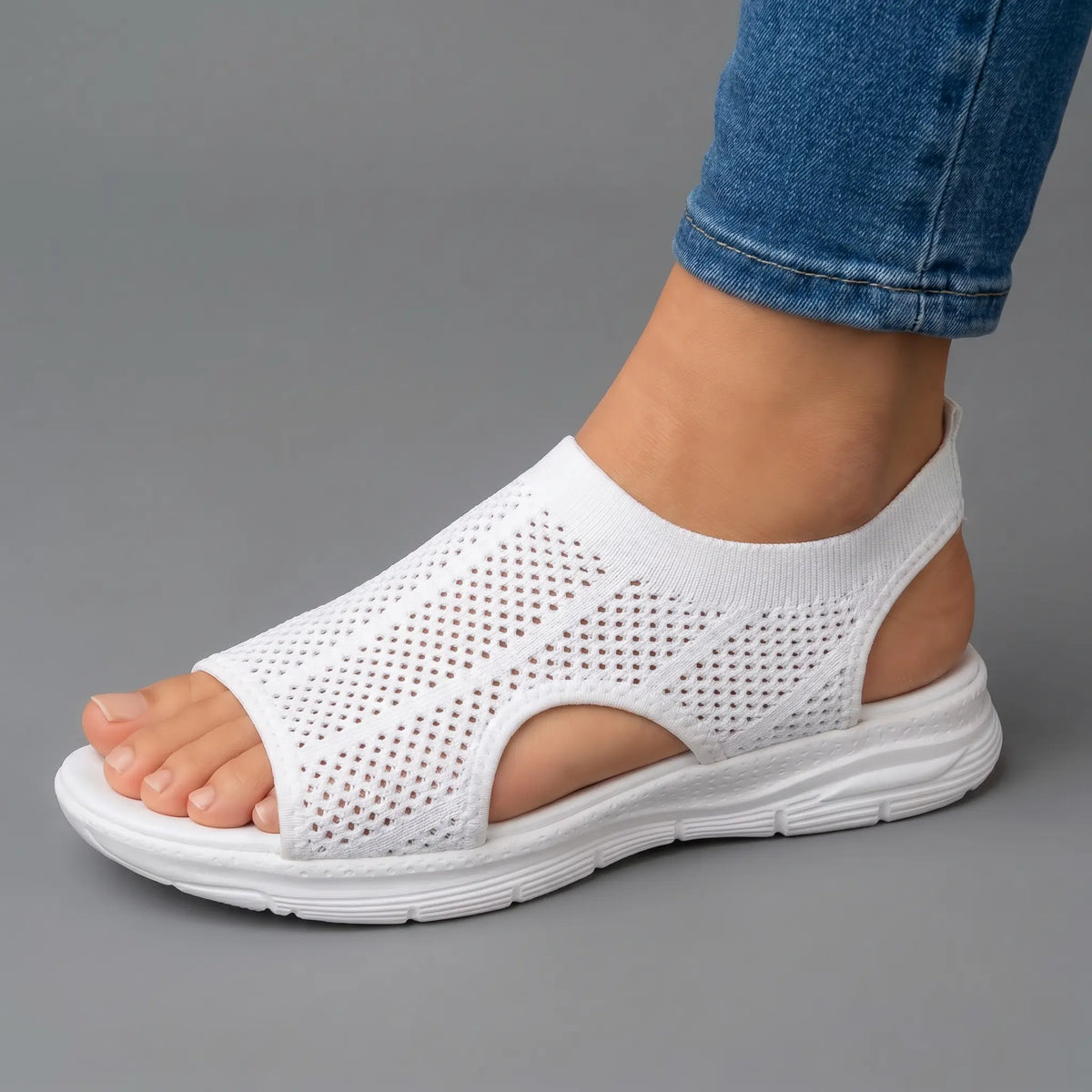Sophia™ Breathable Knit Platform Sandals