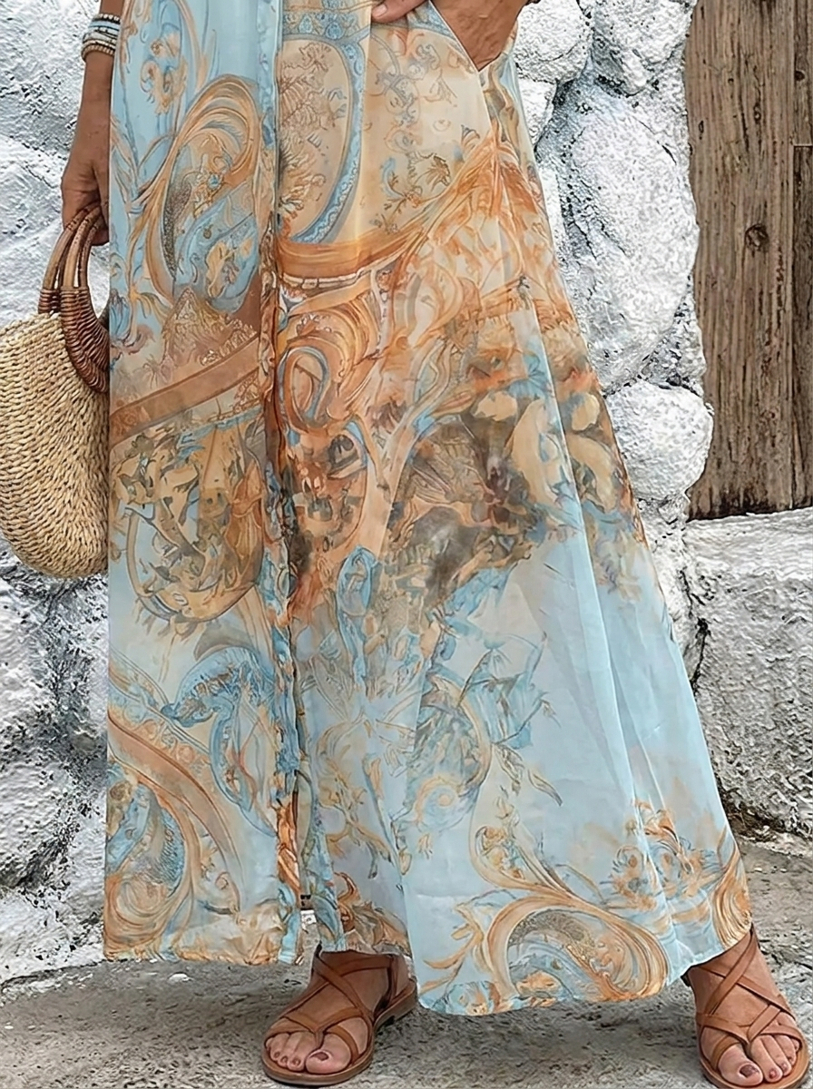 Lorna™ Mediterranean Resort Maxi Dress