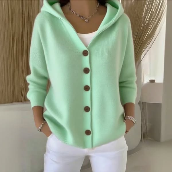 Mila™ | Effortless Comfort - Soft Hooded Knit Cardigan
