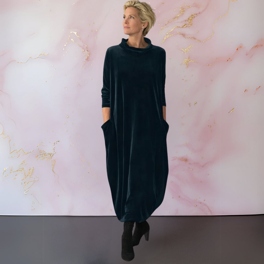 Leona™ | Velvet Maxi Dress — Final Edit