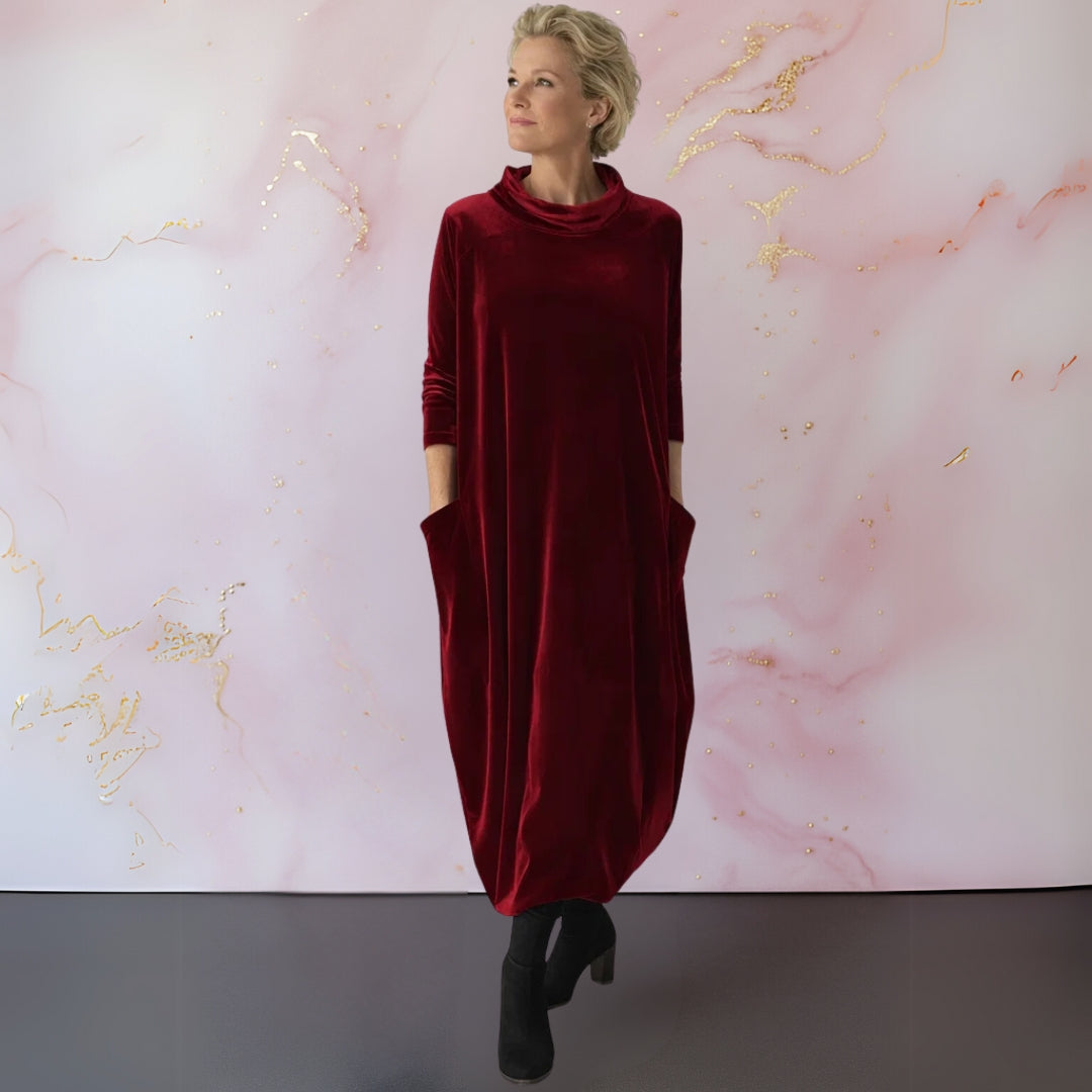 Leona™ | Velvet Maxi Dress — Final Edit