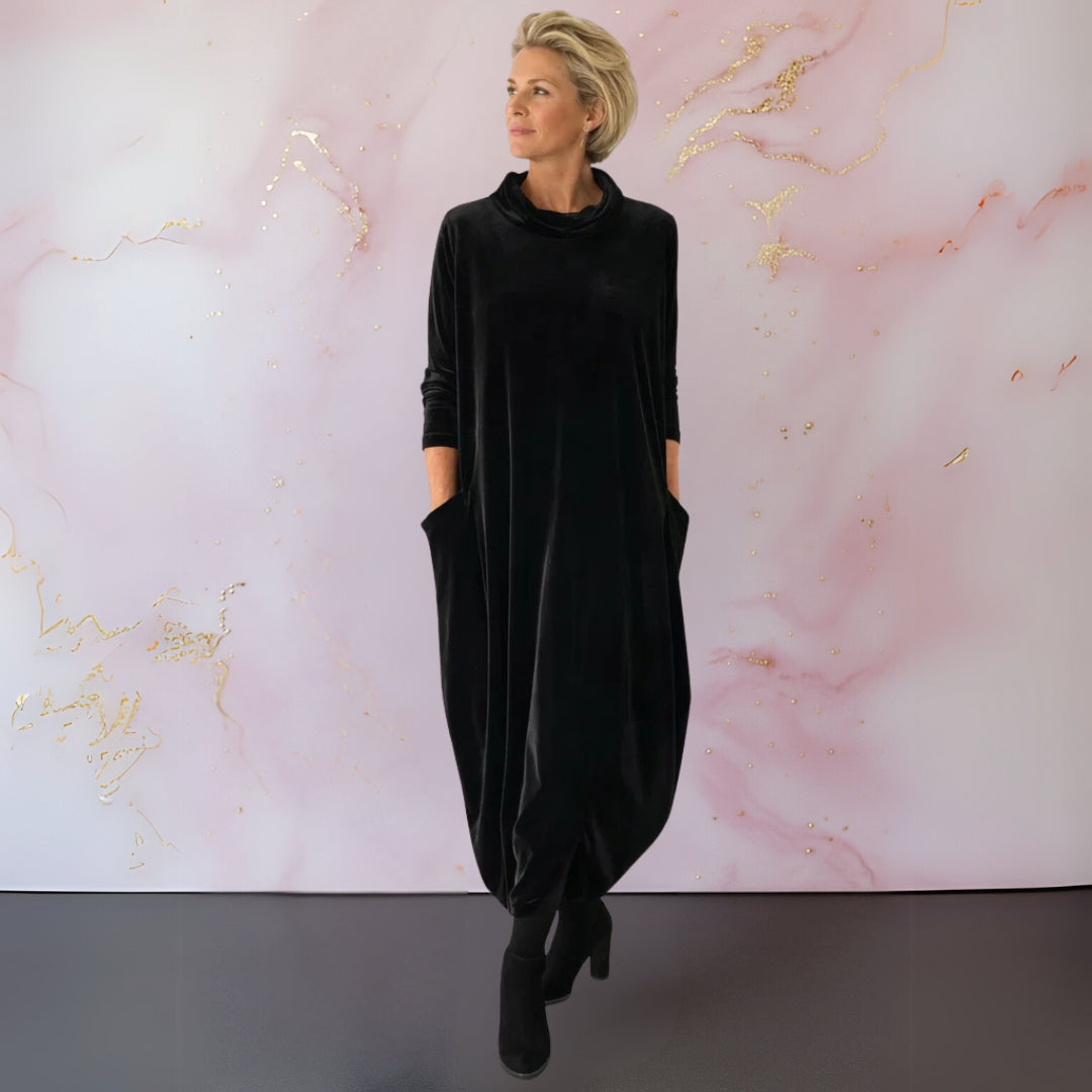 Leona™ | Velvet Maxi Dress — Final Edit