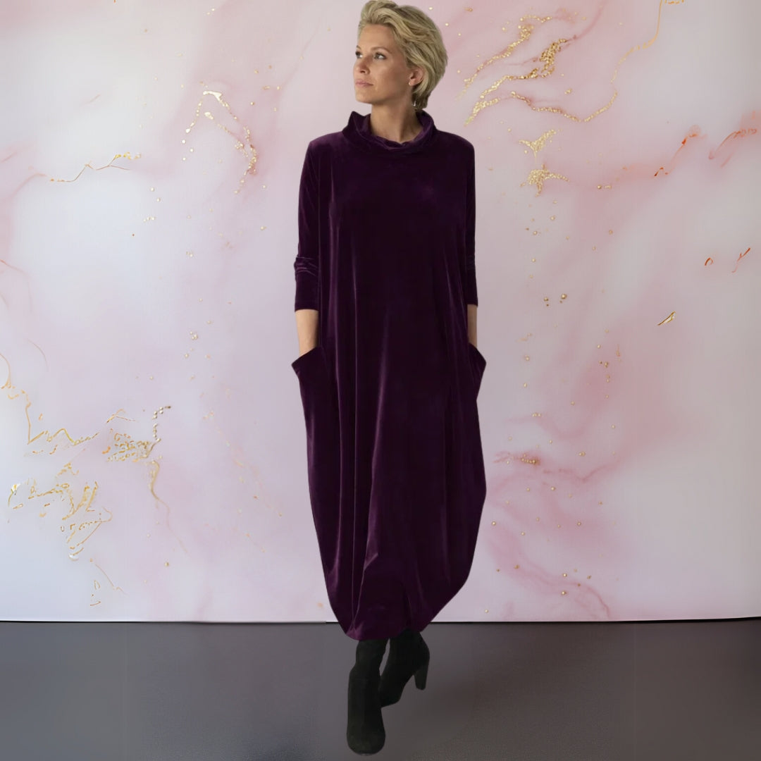 Leona™ | Velvet Maxi Dress — Final Edit