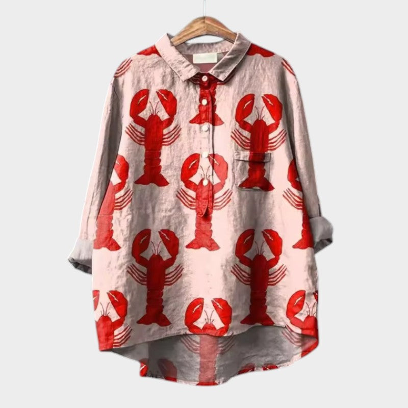 Philomena Printed Popover Shirt
