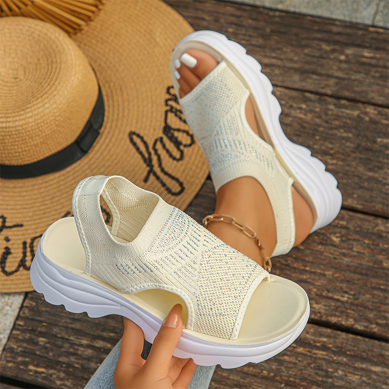 Lora™ Breathable Knit Platform Sandals