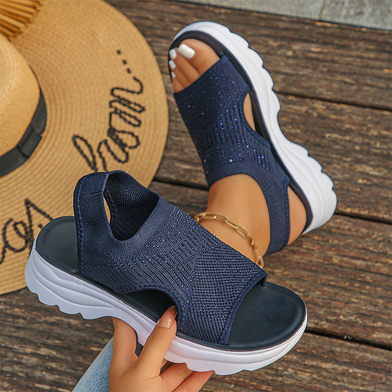 Lora™ Breathable Knit Platform Sandals