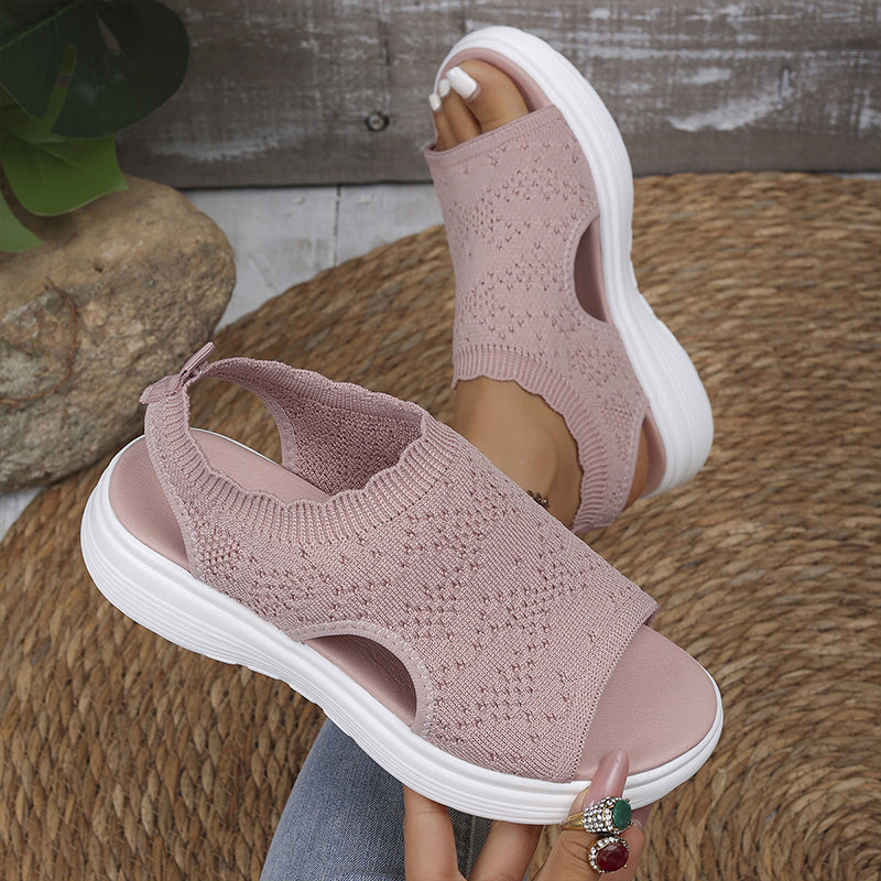 Celina™ Breathable Knit Platform Sandals