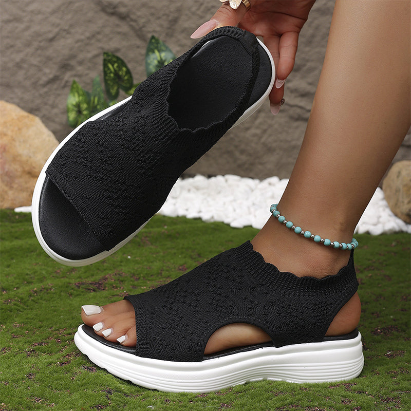 Celina™ Breathable Knit Platform Sandals