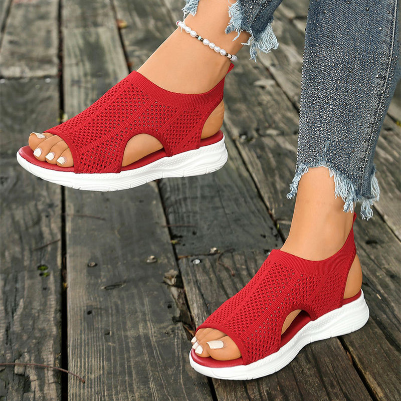 Sophia™ Breathable Knit Platform Sandals